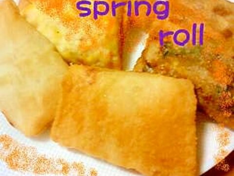 餃子!?春巻き!? 餃子in春巻き